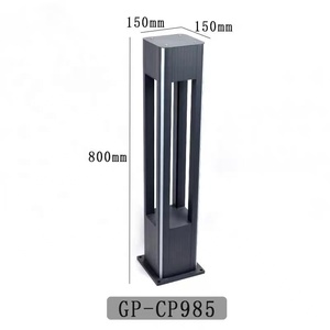 ไฟสนามหญ้า LED อลูมิเนียมหล่อคุณภาพสูงทันสมัย ขนาดสูง 80 ซม. IP65 ส่องสว่างสี่ด้าน ไฟตกแต่งสวนสวยงามทันสมัย - Product Image 3