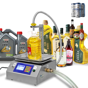 Mini machine de remplissage de liquides (bière, jus) à tête unique, à commande manuelle, avec fonction de pesage et d'emballage - Product Image 3
