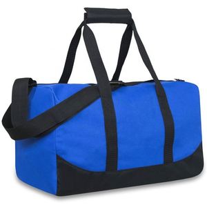 Sac de voyage et de sport en polyester imperméable, personnalisé avec fermeture éclair et imprimé lettres, idéal pour la gym et les voyages – Vente en gros - Product Image 1