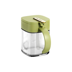 Ensemble de pots à épices muraux Hy-49, boîte de rangement double couche anti-humidité pour cuisine, pour assaisonnements solides avec couvercles à boucle - Product Image 4