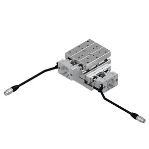 โต๊ะเลื่อนแกน XY แบบไม่มีมอเตอร์ Suruga Seiki รุ่น KYG06030 รางเลื่อนความแม่นยำสูงพิเศษสำหรับอุปกรณ์ขนส่งทางราง - Product Image 2