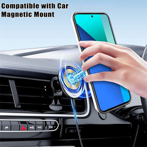 Para Redmi Note 13 Pro 4G 5G <span class=keywords><strong>Funda</strong></span> trasera Accesorios para teléfono móvil Fundas Capa para Xiaomi Poco X6 Clear Ring Stand Bumper Cover - Product Image 4