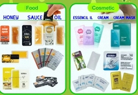 Concentré naturel automatique saveur liquide café blister papier carte Snap Sachet liquide Machine d'emballage