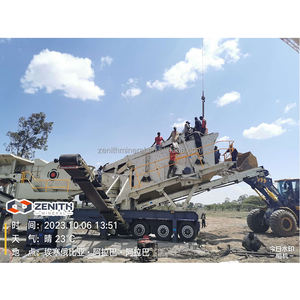 Shanghai pour <span class=keywords><strong>ZENITH</strong></span> concasseur à cône mobile à chenilles haute capacité avec moteur et engrenage à tamis vibrant pour la construction de carrières - Product Image 2