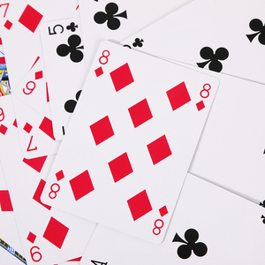 Tunisian Brand 320g Black Core Paper 8.8*6.3 <strong>Red</strong> and Blue Mixed Colors Material for JEUX DE <strong>CARTES</strong> - Product Image 2