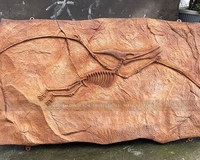 Réplique réaliste de fossile de dinosaure, squelette de pterosaure simulé, sur mesure
