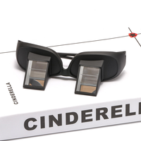 Lunettes de lecture tendance unisexes Majormays 2025, lunettes de lecture tendance à monture HD inclinable, lentilles prismatiques réglables, lunettes de lecture pour personne paresseuse, pour la décoration