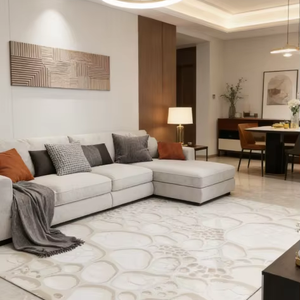 พรมวิลตันทอแบบหรูหรา ผลิตด้วยเครื่องจักร ลายพิมพ์ สำหรับตกแต่งล็อบบี้โรงแรมระดับไฮเอนด์และบ้าน - Product Image 1