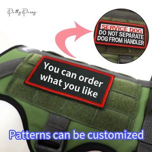 Metal tokalar ile tam vücut belçika mabelgian çalışma hizmeti taktik köpek koşum - Product Image 4