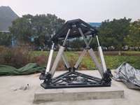 Plate-forme de mouvement 6DOF standard à réponse rapide personnalisée 500kg pour les simulateurs de conduite ou les simulateurs de vol