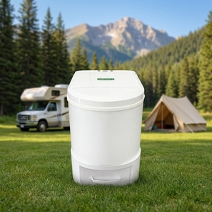 Toilettes portables sans eau à chasse sèche optionnelle, conception auto-étanche pour camping-car, cabine, hors réseau, vente en gros - Product Image 1