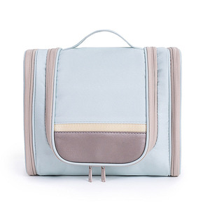 Estuche de maquillaje de viaje para hombres y mujeres, colgador de lona de gran capacidad, bolsa de lavado para inodoro, bolsas de almacenamiento de belleza impermeables - Product Image 6