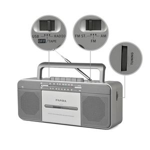 Reproductor de Casetes Portátil Personalizado de Fábrica, Radio AM/FM Retro, Reproductor de Casetes Estéreo, Grabadora de Casetes Retro, Radio Boombox - Product Image 1