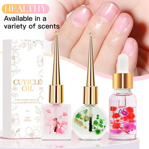 Huile à Cuticules Fleur Séchée 15 ml Vitamine E Logo Personnalisé Marque Privée Soin des Ongles Naturel Vert Huile à Cuticules Vernis Semi-Permanent - Product Image 1