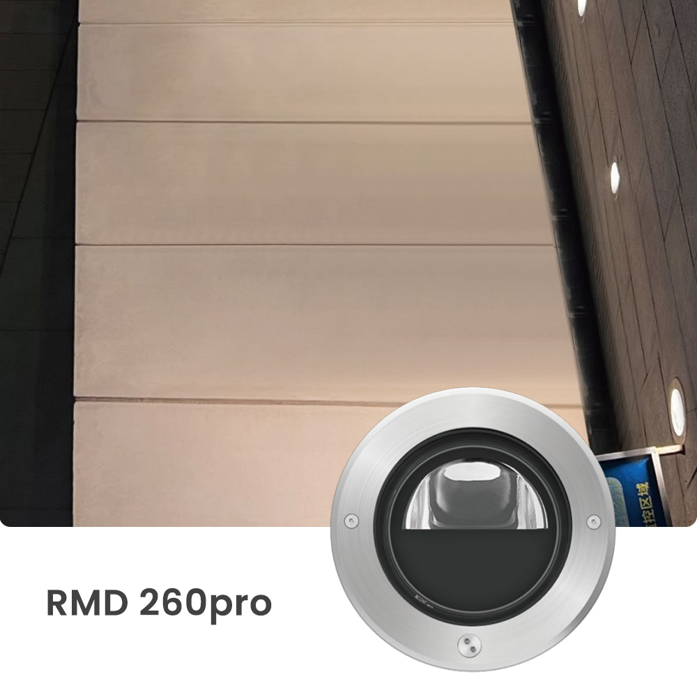 16W & 20W IP67 Outdoor Waterproof LED Round Deck & Garden Recessed Buried Underground Light with DMX Control and Dimmable