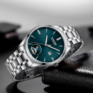 Reloj de Hombre Personalizado de Lujo, de Acero Inoxidable, con Movimiento Mecánico Automático Miyota, Resistente al Agua, Cronógrafo, Esfera con Agujas, Correa de 20 mm - Product Image 2