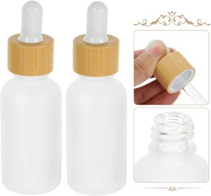 ขวดแก้วสีดำขุ่นขนาด 10 มล. 15 มล. 20 มล. 30 มล. 50 มล. 100 มล. 200 มล. พร้อมฝาไม้ไผ่สำหรับน้ำมันหอมระเหย - Product Image 6