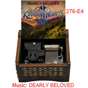 Dearly Beloved Wind up Music Box de Game Kingdom Hearts 18 Note Silver Movement Regalo especial para el cumpleaños de la familia de amigos - Product Image 5