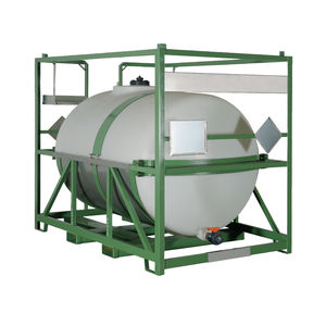 Réservoir en polyéthylène cylindrique horizontal Carvel 1360x2390x1750mm pour marchandises dangereuses, 2400lt - Product Image 1