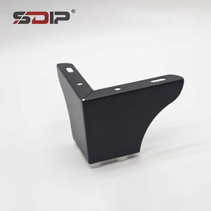 <span class=keywords><strong>L</strong></span>-şekilli 2-in-1 altın, gümüş, siyah Metal mobilya bacaklar, kanepe bacakları, dolap ayakları - Product Image 5