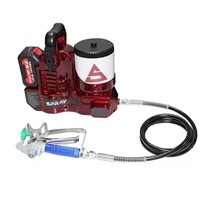 Pistola de Pintura Eléctrica de Alta Presión sin Aire, Recargable con Batería de Litio, Estilo Mochila Pequeña
