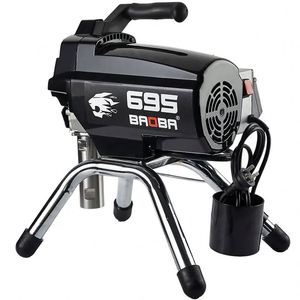 เครื่องพ่นสีไฟฟ้าไร้อากาศ BAOBA 1500W 3500psi ถ้วย 1 ลิตร ระดับมืออาชีพ ปรับแรงดันได้ - Product Image 4