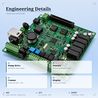 Contrôleur de refroidissement liquide CDU haute fréquence pour fabricant de PCB - Collecteur de liquide de refroidissement multicouche personnalisé PCBA avec placage ENEPIG