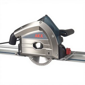 Scie circulaire plongeante AKX industrielle DIY la plus populaire de 165 mm avec rail de guidage, scie plongeante électrique filaire de 165 mm - Product Image 1