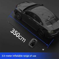 Pompe à air de secours pour pneus de voiture 12V, intelligente, portable, à gonflage rapide, avec affichage numérique et arrêt automatique de pression