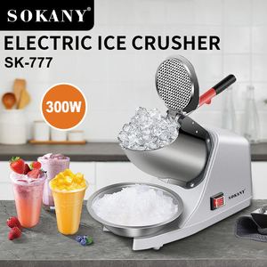 Marca Premium RAF SOKANY Precio de fábrica Ce ROSH Certificación Máquina de nieve Trituradora de hielo eléctrica semiautomática - Product Image 2