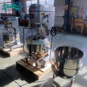 Mélangeur Planétaire Commercial 10L-80L pour Boulangerie, Batteur à Pâte 3 Vitesses avec Fouet, Pala et Chariot, Nouveau Modèle 3-en-1 pour <span class=keywords><strong>Farine</strong></span> - Product Image 4