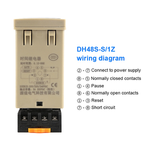 DH48S-1Z ใหม่ตัวจับเวลาการหน่วงเวลาการแสดงดิจิตัลเวลารีเลย์ YH48-2Z ฝาพับ220V24V ส่งที่นั่ง - Product Image 6