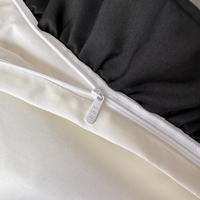 Parure de draps certifiée OEKO-TEX pour la maison, 100 % Lyocell, tissage satiné, rafraîchissante, pour hôtel et domicile