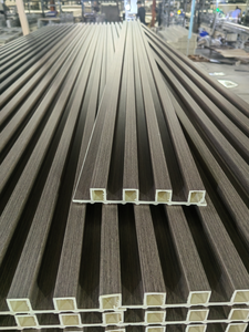 Revêtement <span class=keywords><strong>mural</strong></span> extérieur en bois écologique de luxe, panneau décoratif résistant aux UV, revêtement <span class=keywords><strong>mural</strong></span> en WPC - Product Image 3