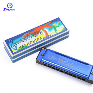 ฮาร์โมนิก้า 10 รู แบบไดอะโทนิก ทำจากโลหะ สำหรับเด็ก เครื่องดนตรีเพื่อการศึกษาปฐมวัย ของขวัญ พกพาสะดวก - Product Image 3