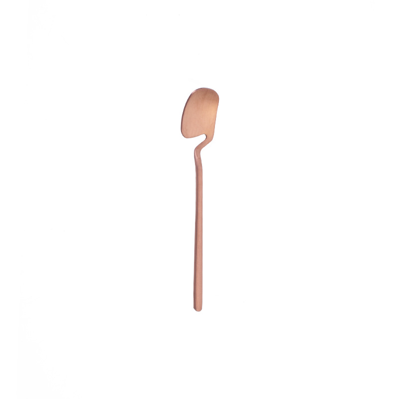 rose gold coffee spoon