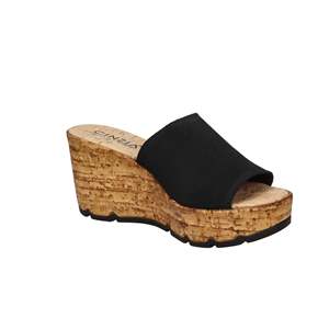 Ciabatte con Zeppa Morbide da Donna Cinzia Nere IAF373320 - Product Image 5