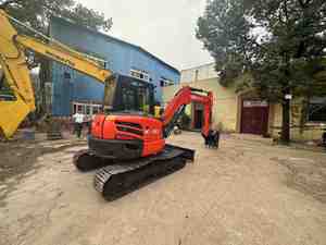 Mini-excavatrice sur chenilles d'occasion de haute qualité, marque japonaise de premier plan, 6 tonnes, modèle KX163 - Product Image 2