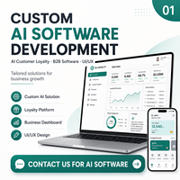 Desarrollo de Software de IA Personalizado, Software de Fidelización de Clientes con IA, Software Personalizado B2B con IA, Servicio de Desarrollo de Software, UI/UX