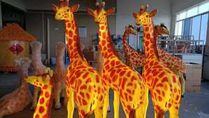 Guirlandes lumineuses de Noël commerciales en forme de girafe, affichage animalier LED - Product Image 5