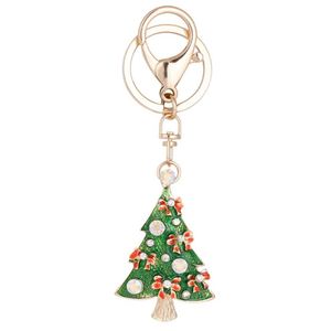 Manufacturer Online Wholesale Cute Christmas Trees Snowman Keychains with Oil-dripping Dual-purpose Brooch Pin for Decorations - Product Image 5