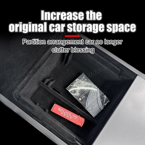 Boîte de rangement pour accoudoir central de décoration de troupeau portable automatique pour <span class=keywords><strong>tesla</strong></span> modèle <span class=keywords><strong>3</strong></span> highland Control gadgets de voiture accessoires intérieurs - Product Image 6