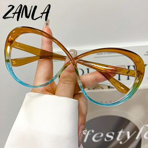 2025 <span class=keywords><strong>Vogue</strong></span> multicolore oeil <span class=keywords><strong>de</strong></span> chat <span class=keywords><strong>lunettes</strong></span> femmes Chic couleur bonbon décor <span class=keywords><strong>lunettes</strong></span> tendance bleu lumière bloquant ordinateur optique cadres - Product Image 3