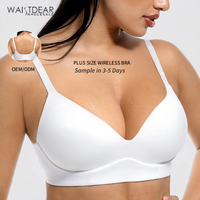 Hexin Vente en Gros Soutien-Gorge Demi-Couvrance Confort Sans Armature Bralettes Quotidiennes Sans Couture Push-up Gainant pour Femme