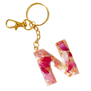 Porte-clés personnalisé 26 lettres en résine - Product Image 2