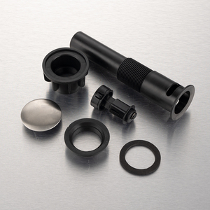 Accesorios de Drenaje para Lavabo de Baño de Diseño Moderno, con Válvula de Desagüe y Tapón de Desbordamiento - Product Image 6