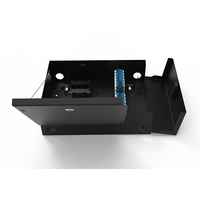 Double Door Wall Mount Fiber Optic Patch Panel Distribution Box 96 LC 4LGX Terminal Wall-Mounted Optical Equipment
