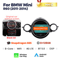 MEKEDE Android 13 Auto-play Auto Autoradio Gps Navigation Vidéo Snapdragon 665 8 + 128 pour BMW Mini 2007-2014