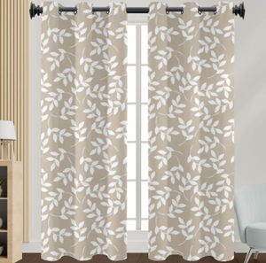 Imprimer marocain tuile géométrique feuilles voilage rideau fenêtre traitement ensemble treillis conception voilages pour salon - Product Image 6