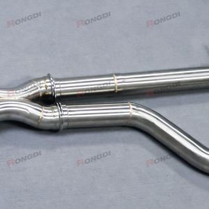 Tubo de escape Valvetronic para <span class=keywords><strong>BMW</strong></span> M3 M4 F80 F82 M2C F87 3,0 T 2014-2019 SS340 Sistema de escape de tubo medio de igual longitud - Product Image 3